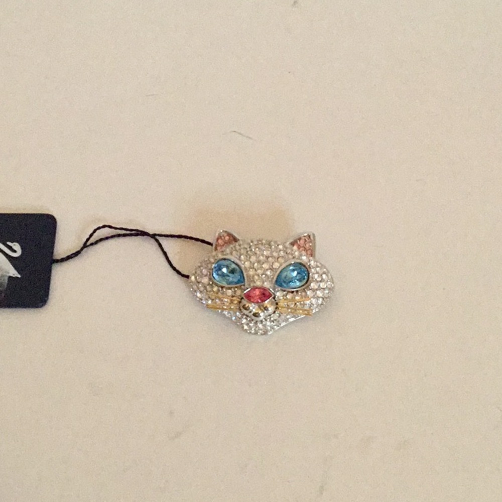 Swarovski Cat Brooch